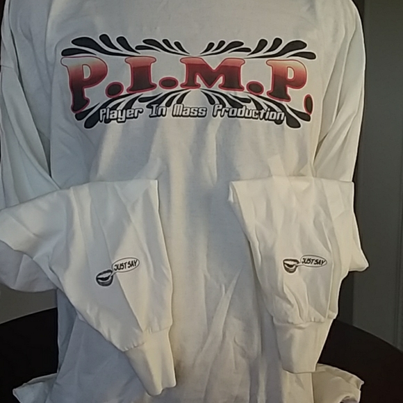 PIMP TEE {Player In Mass Production more at  tsnsweats.com - Picture 1 of 6